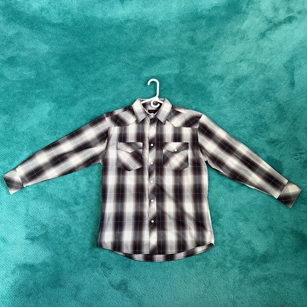 Plaid Pearl Snap Shirt
